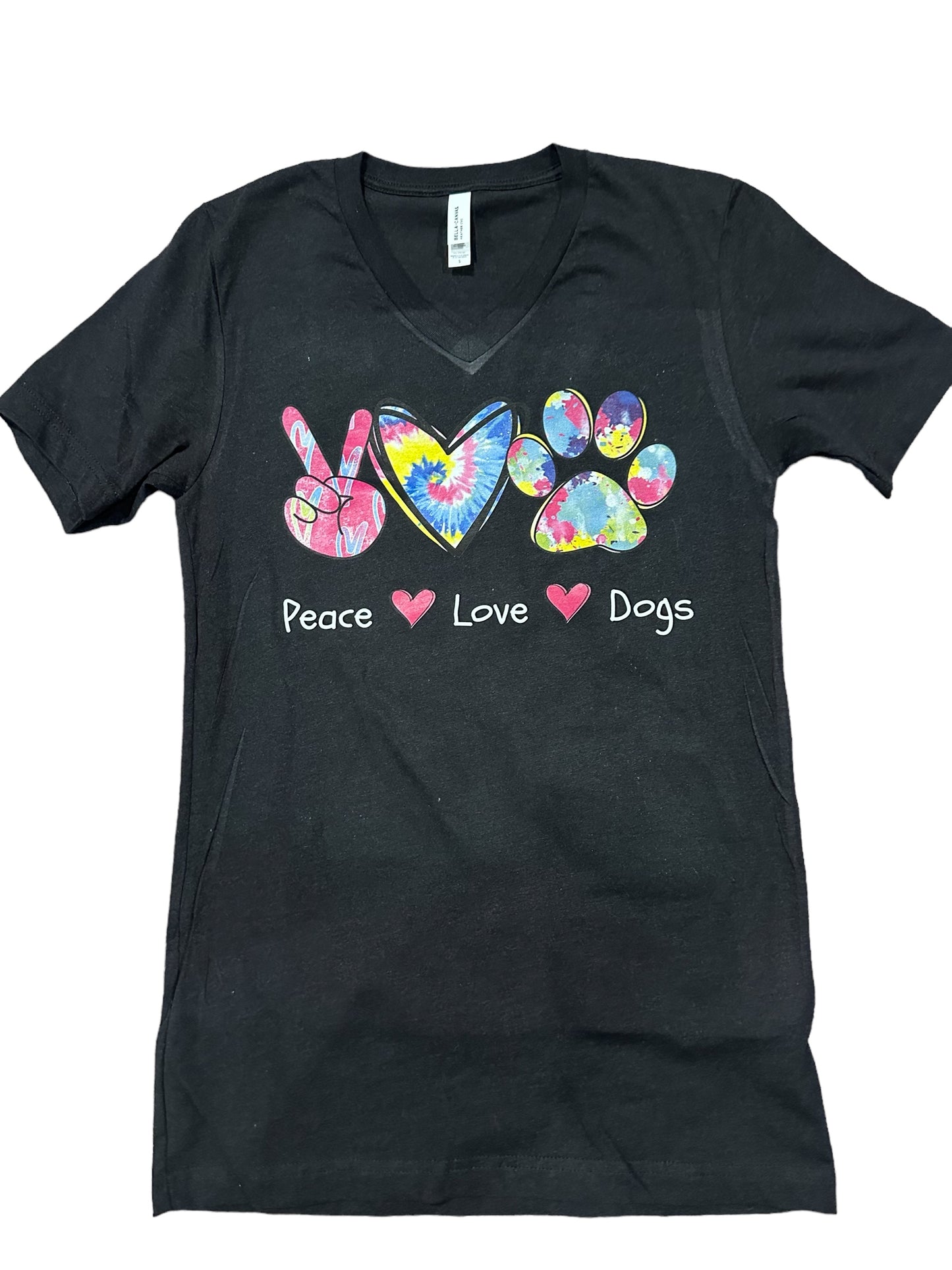 Peace, Love, and Dogs Tee